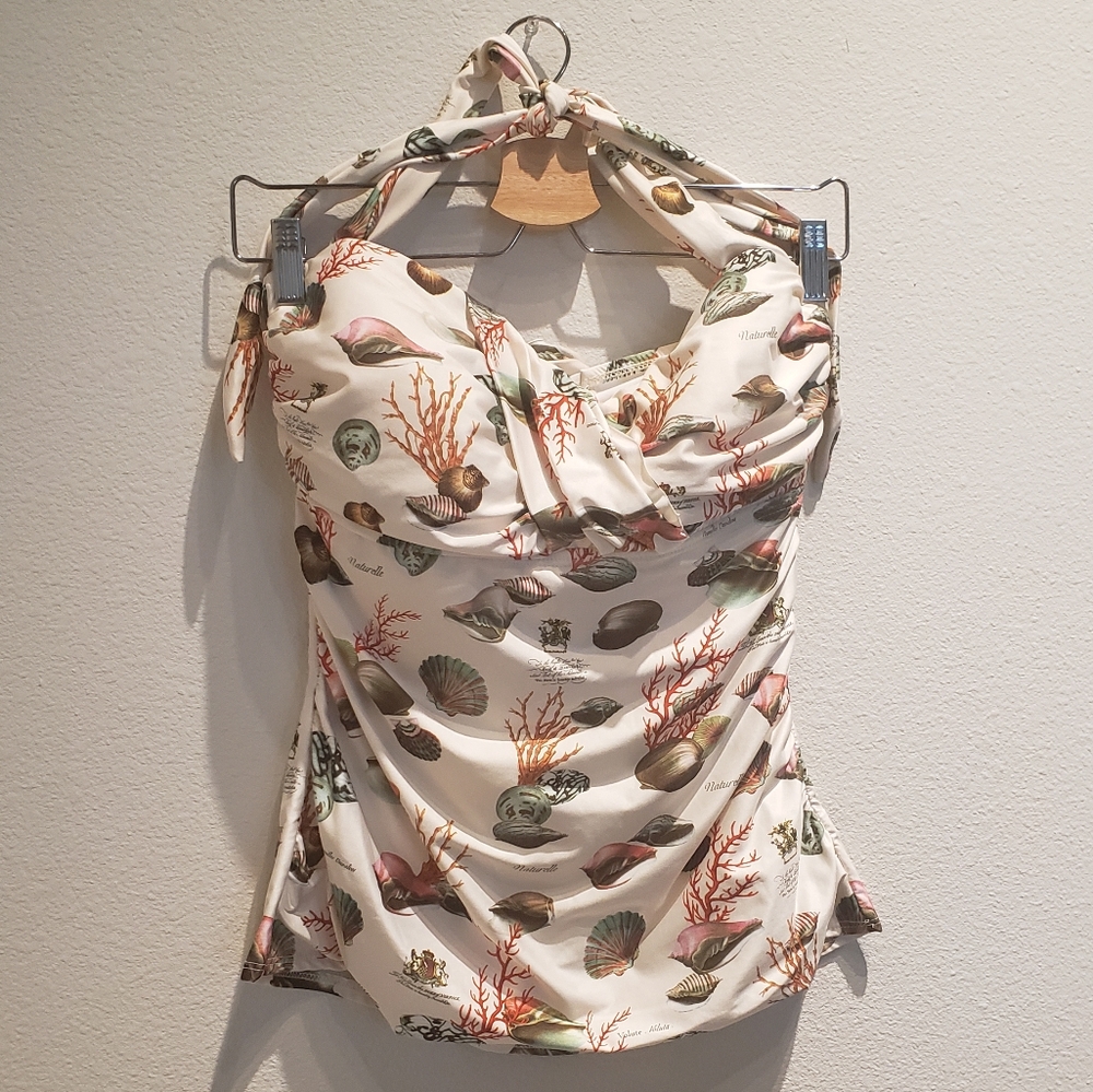 Antonio Melani colorful shell Tankini